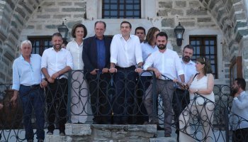 Ο Αλέξης Τσίπρας στο Πήλιο