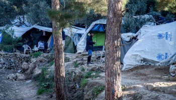 Δομή προσφύγων στη Σάμο